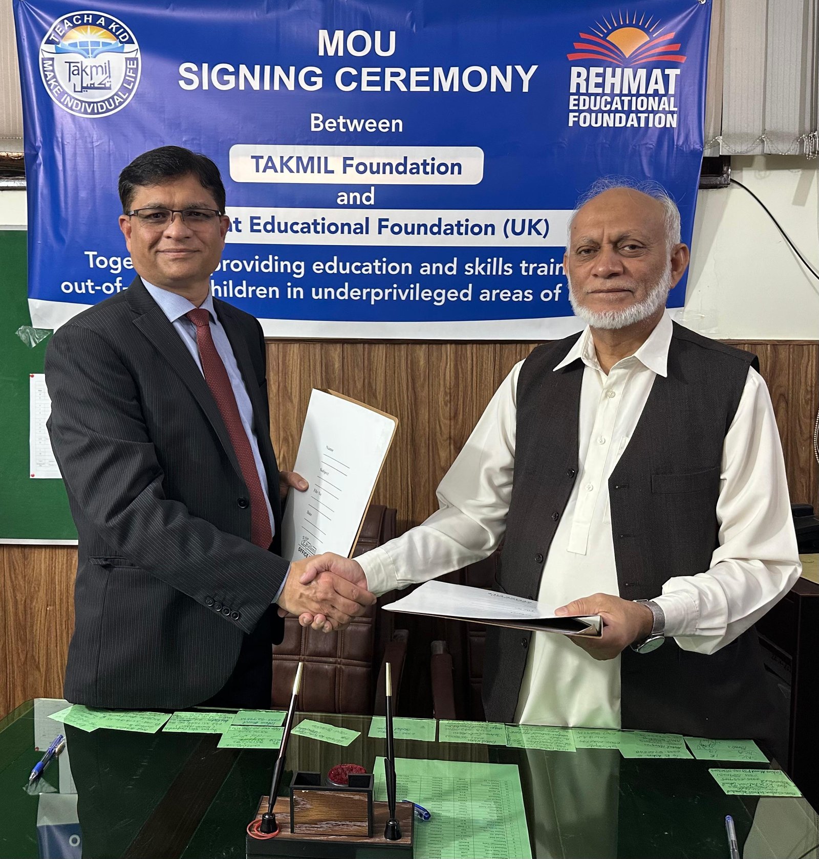 Rehmat & TAKMIL Partner to Launch Accelerated Literacy Programme for Out-of-School Children at Rehmat School
